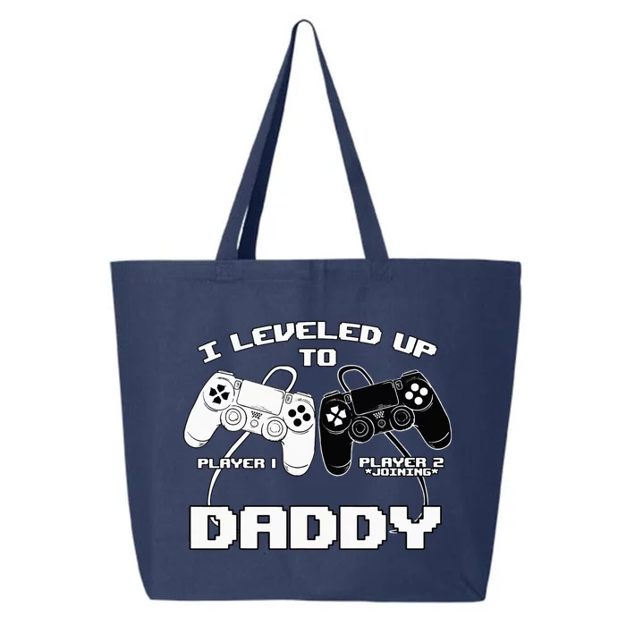 I Leveled Up To Daddy Gaming Controller RPG Game 25L Jumbo Tote