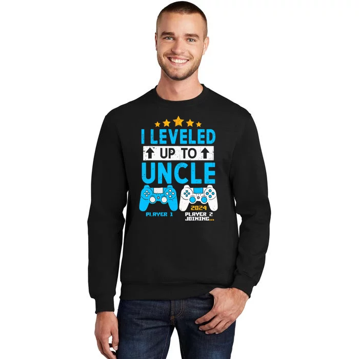 I Leveled Up To Uncle 2024 Gamer Soon To Be Uncle 2024 Sweatshirt