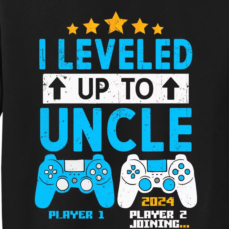 I Leveled Up To Uncle 2024 Gamer Soon To Be Uncle 2024 Sweatshirt