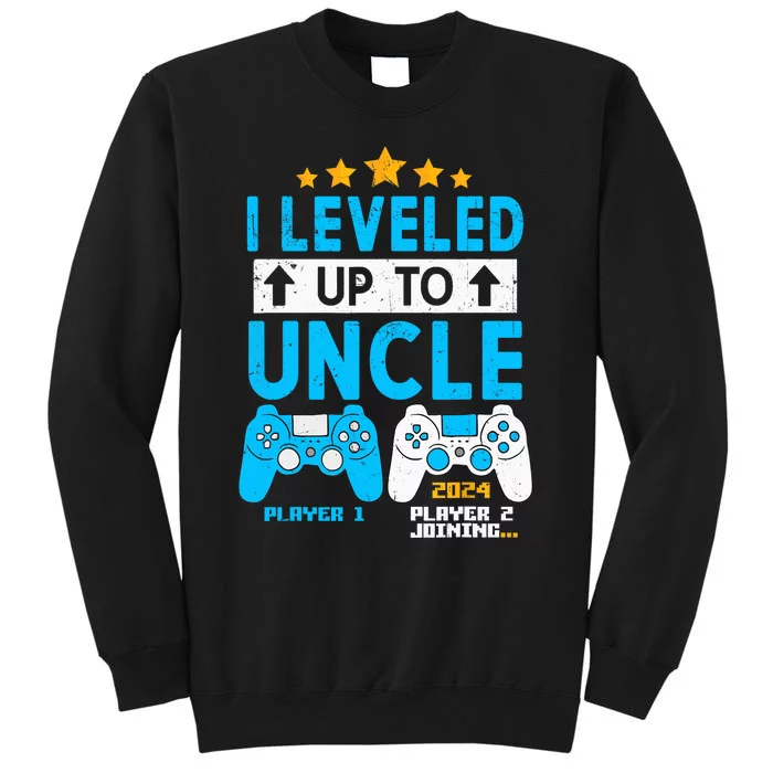 I Leveled Up To Uncle 2024 Gamer Soon To Be Uncle 2024 Sweatshirt