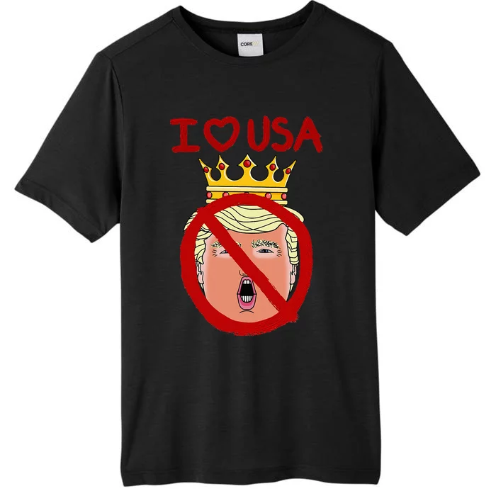 I Love Usa Cancel King Trump! ChromaSoft Performance T-Shirt