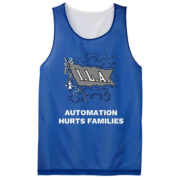 Ila Longshoremen Union Strike Port Workers Union Mesh Reversible Basketball Jersey Tank