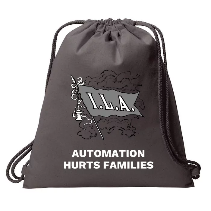 Ila Longshoremen Union Strike Port Workers Union Drawstring Bag