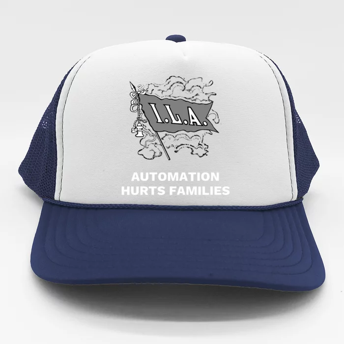 Ila Longshoremen Union Strike Port Workers Union Trucker Hat