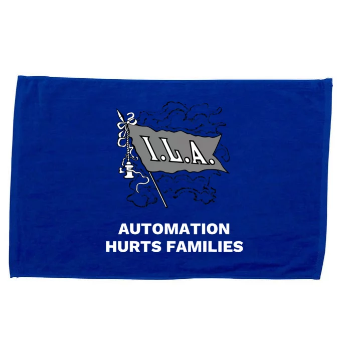 Ila Longshoremen Union Strike Port Workers Union Microfiber Hand Towel