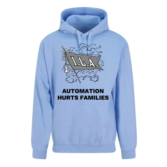 Ila Longshoremen Union Strike Port Workers Union Unisex Surf Hoodie