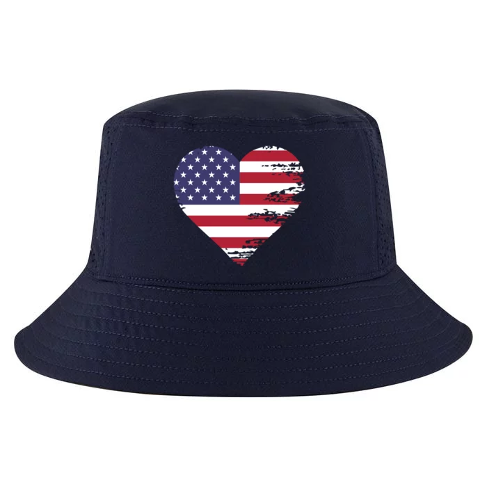 I Love Usa Cool Gift Cool Comfort Performance Bucket Hat