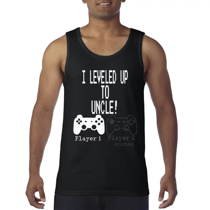 I Leveled Up To Uncle New Uncle Gaming Tank Top