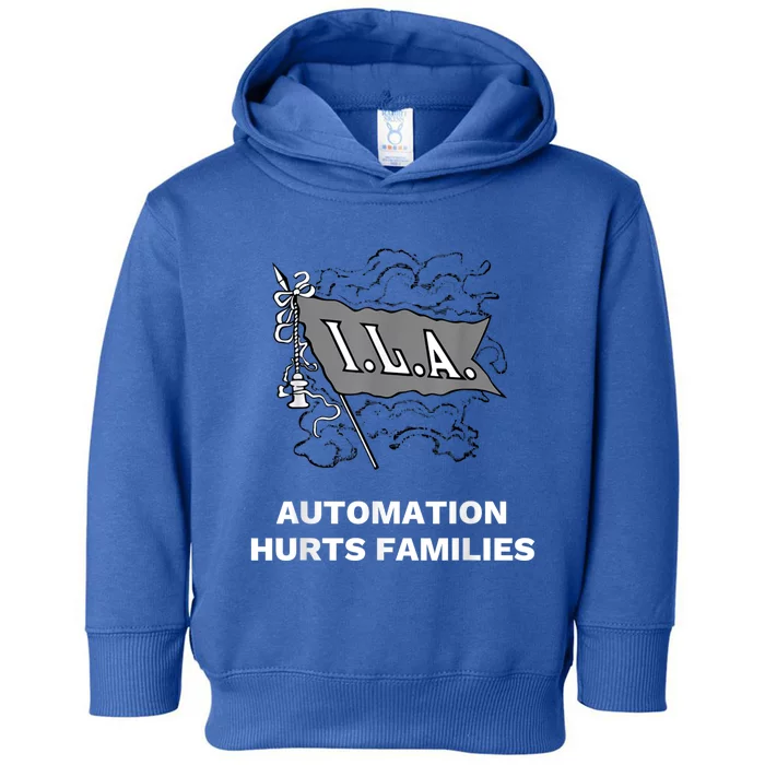 Ila Longshoremen Union Strike Port Workers Union Toddler Hoodie