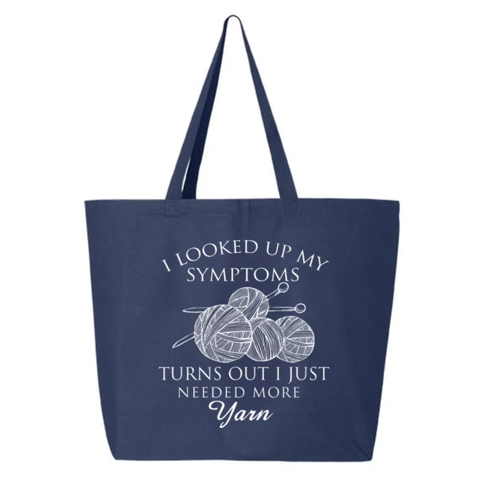 I Looked Up My Symptoms Turns Out I Just Needed More Yarn 25L Jumbo Tote