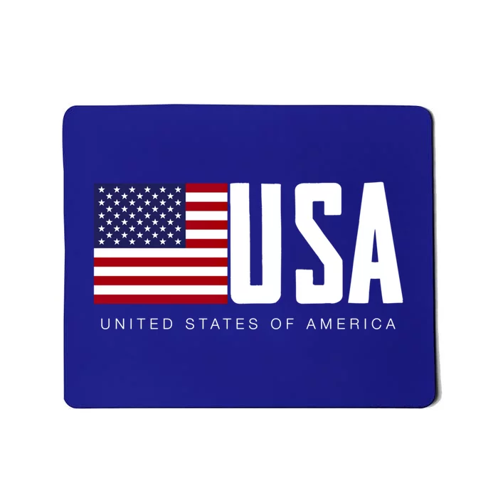 I Love Usa Enjoy Cool Usa United States Of America Flag Cute Gift Mousepad