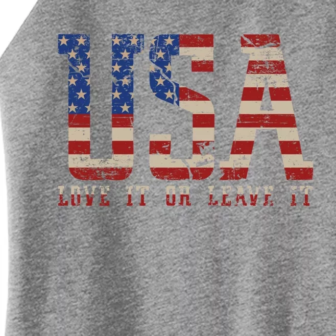 I Love Usa United States Of America Flag Patriotic Usa Gift Women’s Perfect Tri Rocker Tank