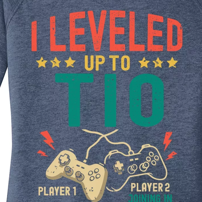 I Leveled Up To Tio New Tio Gamer Promoted To Tio Women's Perfect Tri Tunic Long Sleeve Shirt