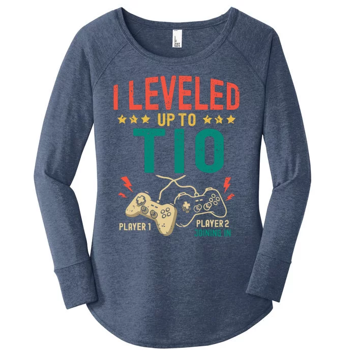 I Leveled Up To Tio New Tio Gamer Promoted To Tio Women's Perfect Tri Tunic Long Sleeve Shirt