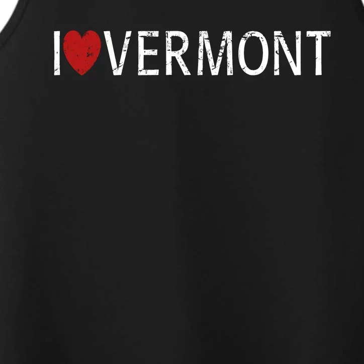 I Love Vermont Performance Tank