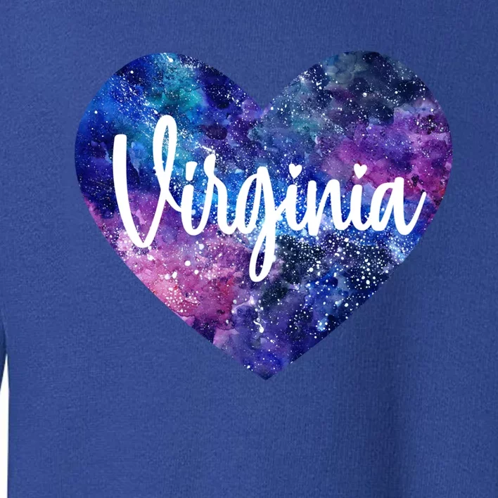 I Love Virginia Usa Cute Gift Toddler Sweatshirt