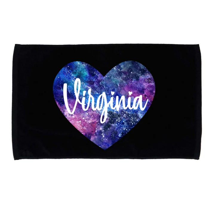 I Love Virginia Usa Gift Microfiber Hand Towel