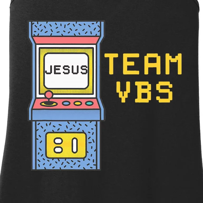 I Love Vbs 2024 Video Game Vacation Bible School Ladies Essential Tank