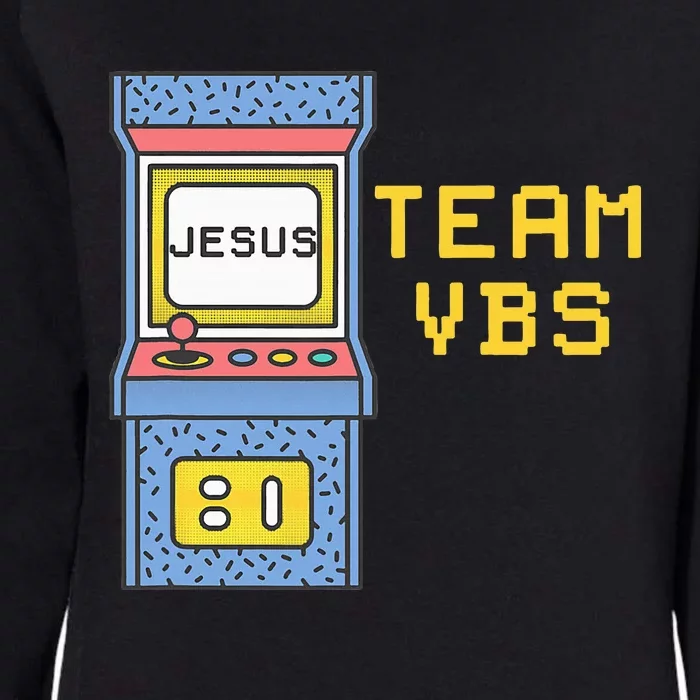 I Love Vbs 2024 Video Game Vacation Bible School Womens California Wash Sweatshirt