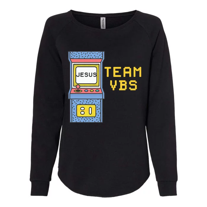 I Love Vbs 2024 Video Game Vacation Bible School Womens California Wash Sweatshirt