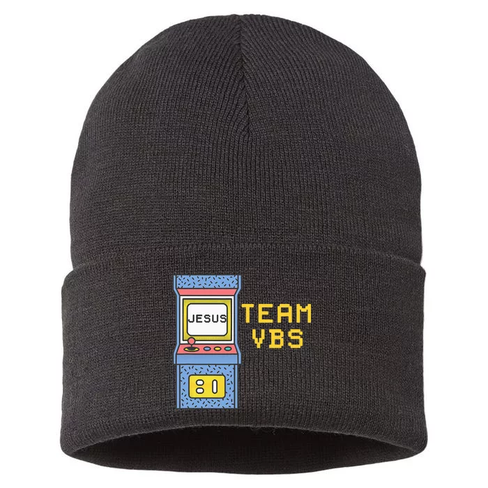 I Love Vbs 2024 Video Game Vacation Bible School Sustainable Knit Beanie