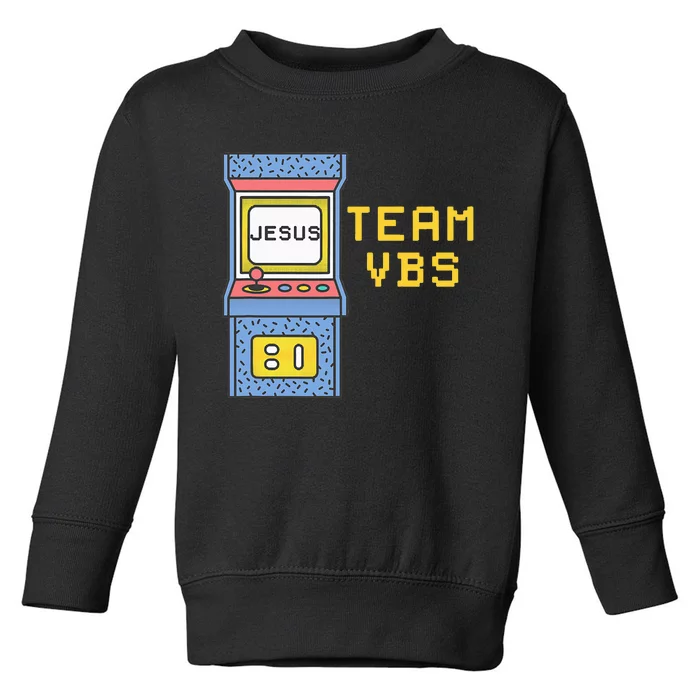 I Love Vbs 2024 Video Game Vacation Bible School Toddler Sweatshirt