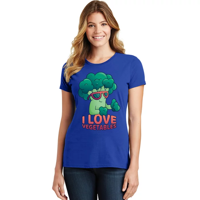 I Love Vegetables Healthy Vegetarian Protein From Plants Gift Women's T-Shirt