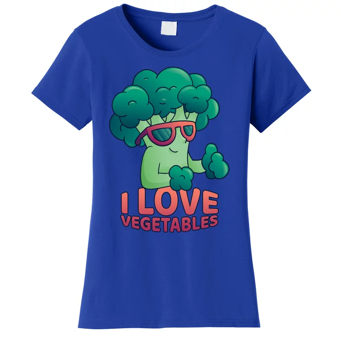 I Love Vegetables Healthy Vegetarian Protein From Plants Gift Women's T-Shirt