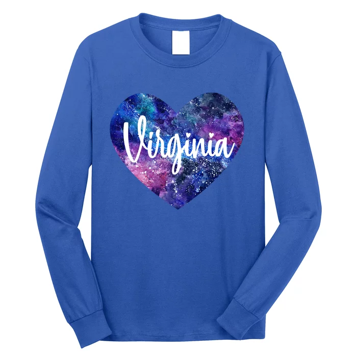 I Love Virginia Usa Gift Long Sleeve Shirt