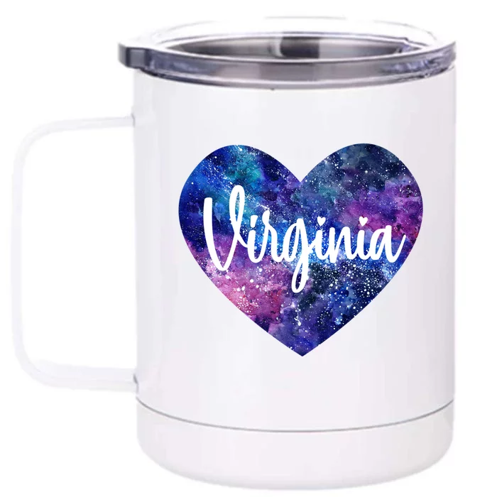 I Love Virginia Usa Gift Front & Back 12oz Stainless Steel Tumbler Cup