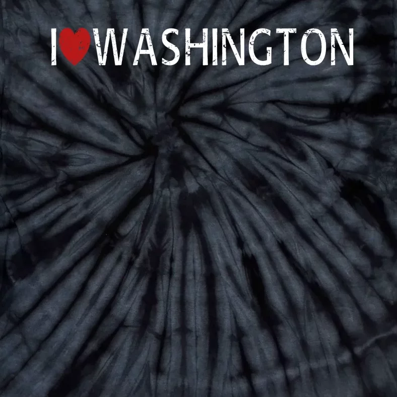 I Love Washington Tie-Dye T-Shirt