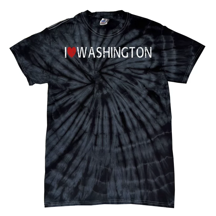 I Love Washington Tie-Dye T-Shirt