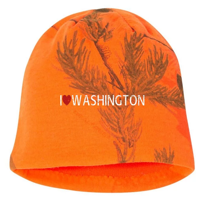 I Love Washington Kati - Camo Knit Beanie