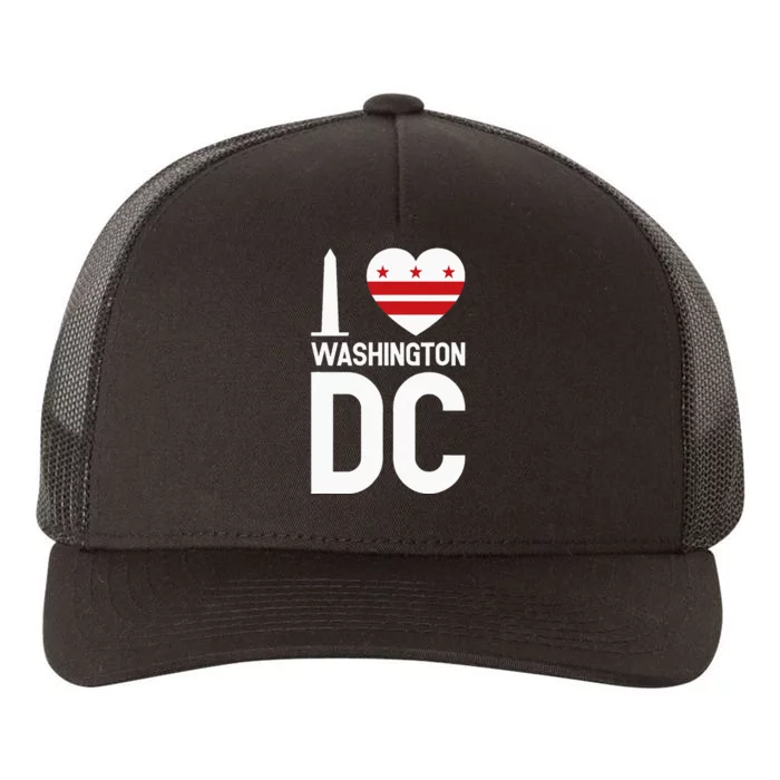 I Love Washington DC Yupoong Adult 5-Panel Trucker Hat