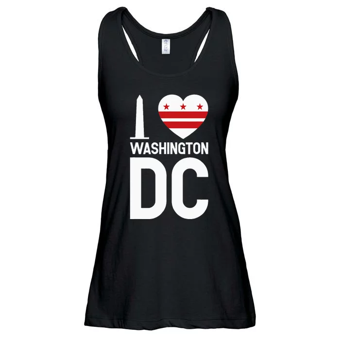 I Love Washington DC Ladies Essential Flowy Tank