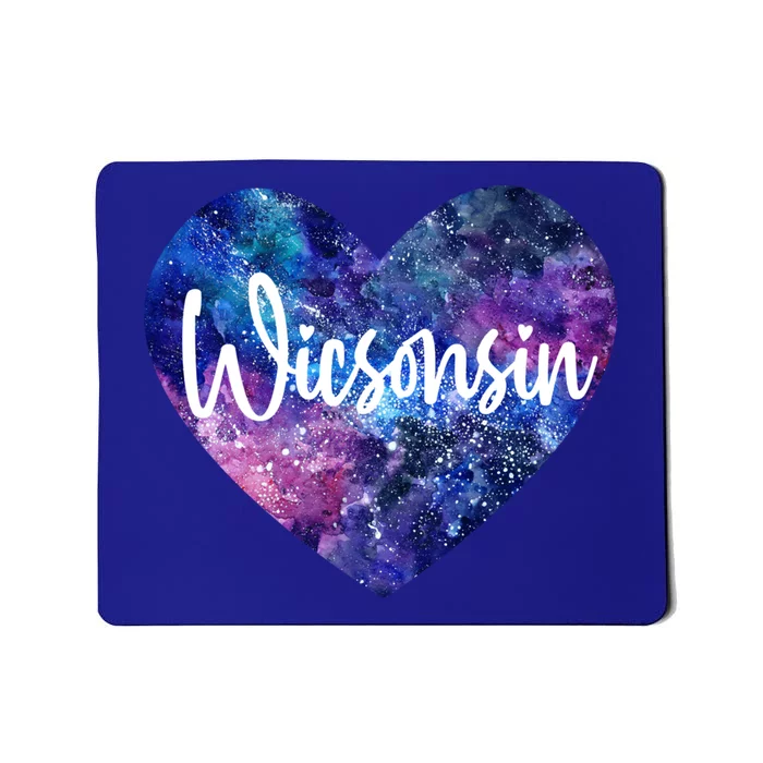 I Love Wisconsin Usa Great Gift Mousepad