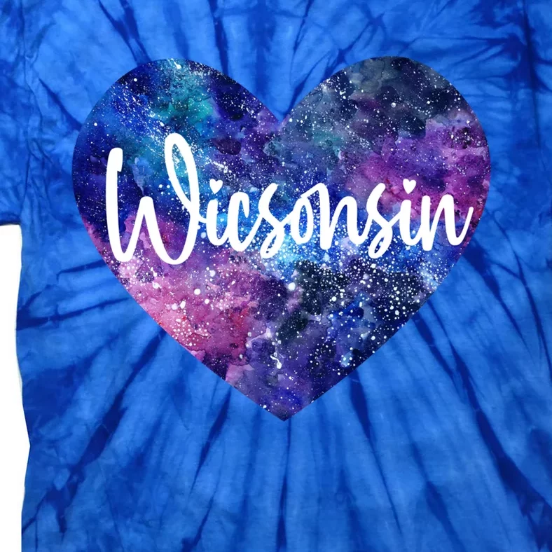 I Love Wisconsin Usa Great Gift Tie-Dye T-Shirt