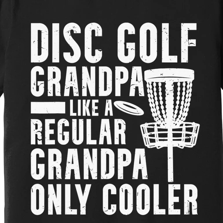 I Love When My Wife Lets Me Play Disc Golf Frisbee Golfing Premium T-Shirt