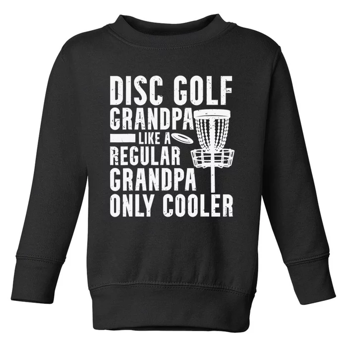 I Love When My Wife Lets Me Play Disc Golf Frisbee Golfing Toddler Sweatshirt