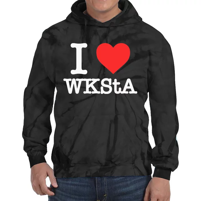 I Love WKStA Political Tie Dye Hoodie