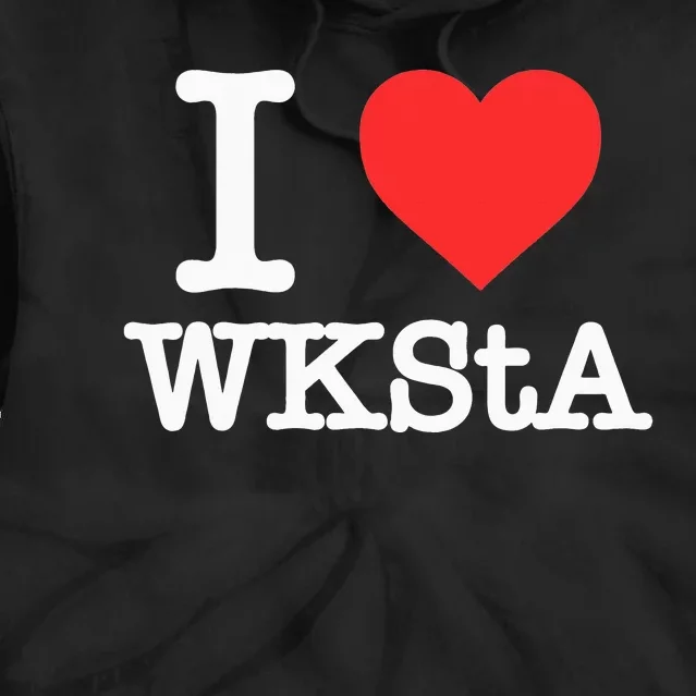 I Love WKStA Political Tie Dye Hoodie