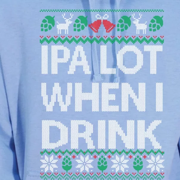 Ipa Lot When I Ugly Christmas Craft Beer Er Great Gift Unisex Surf Hoodie