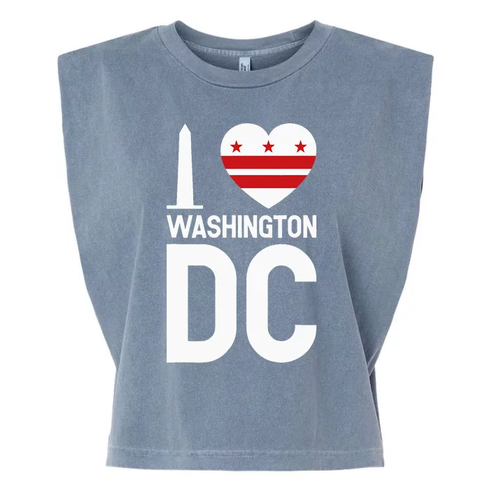 I Love Washington DC Garment-Dyed Women's Muscle Tee