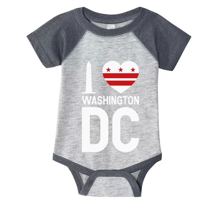 I Love Washington DC Infant Baby Jersey Bodysuit