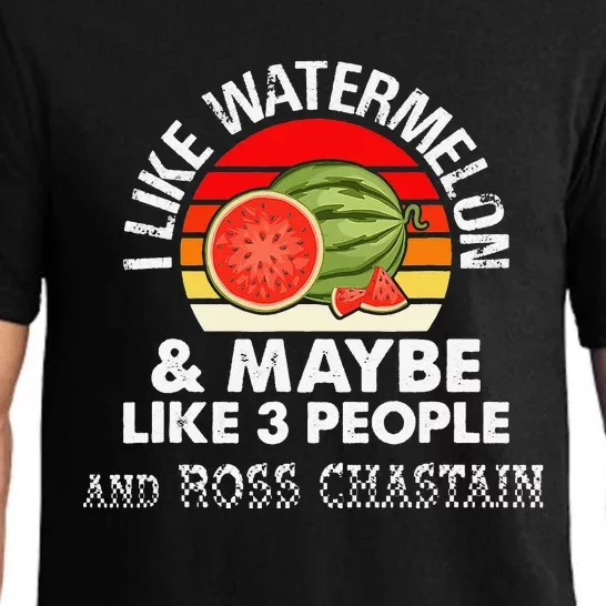 I LIKE WATERMELON AND MAYBE LIKE 3 PEOPLE & ROSS CHASTAIN Pajama Set