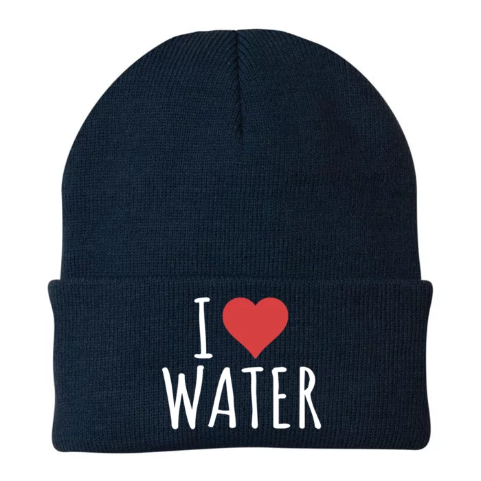 I Love Water Great Gift Knit Cap Winter Beanie