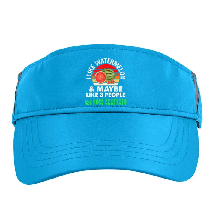 I LIKE WATERMELON AND MAYBE LIKE 3 PEOPLE Adult Drive Performance Visor