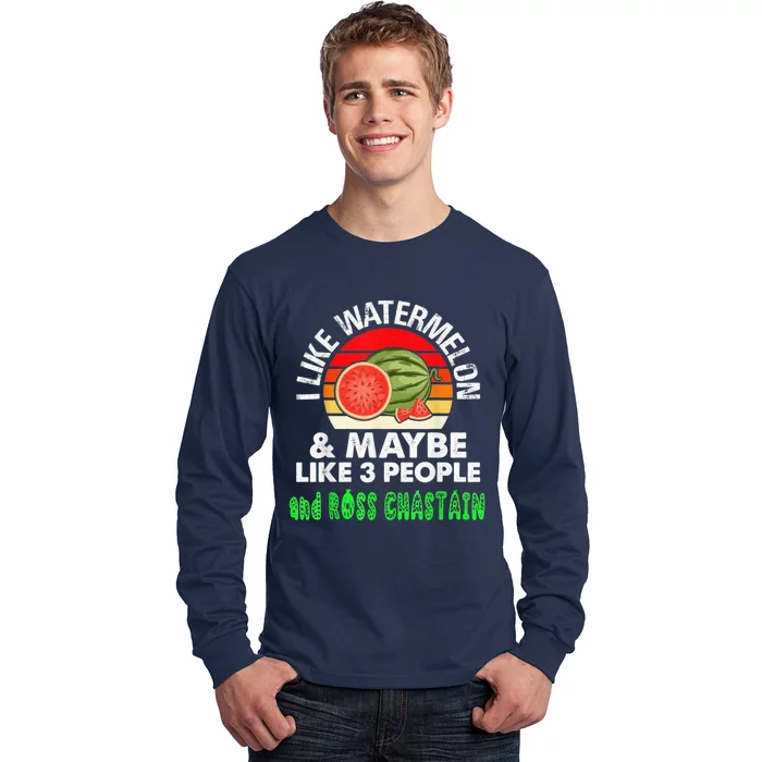 I LIKE WATERMELON AND MAYBE LIKE 3 PEOPLE Long Sleeve Shirt