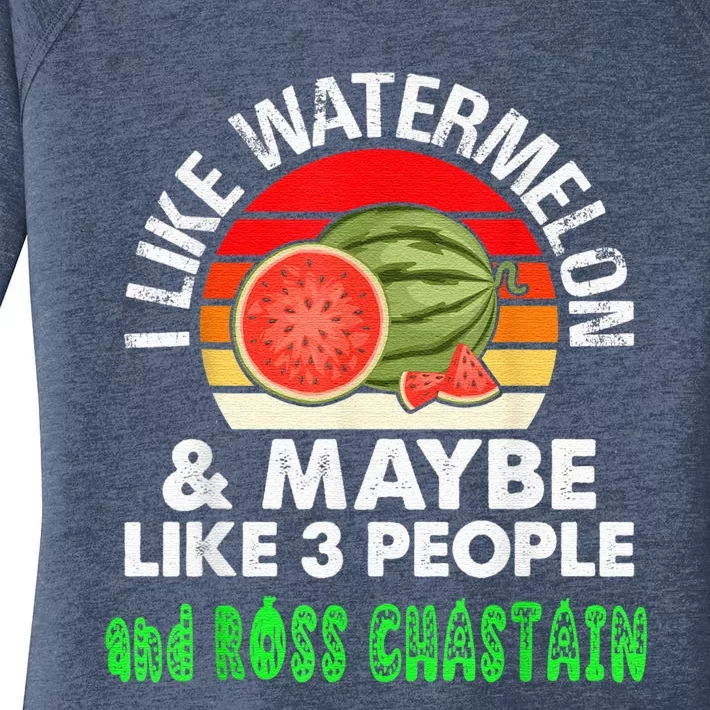 I LIKE WATERMELON AND MAYBE LIKE 3 PEOPLE Women's Perfect Tri Tunic Long Sleeve Shirt