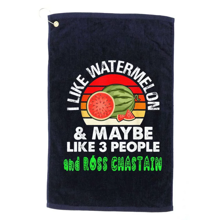 I LIKE WATERMELON AND MAYBE LIKE 3 PEOPLE Platinum Collection Golf Towel